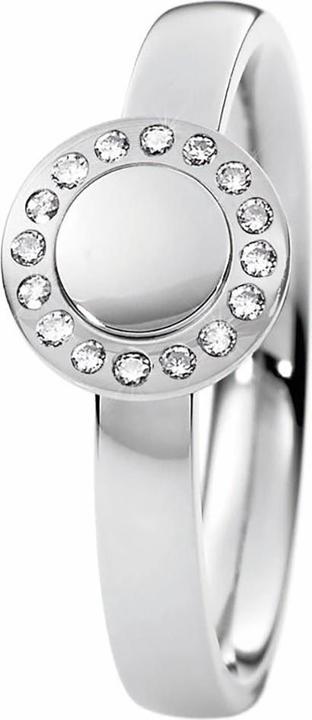 Produktbild Xen Ring mit 16 Brillanten 0,08 ct TW/SI (53)
