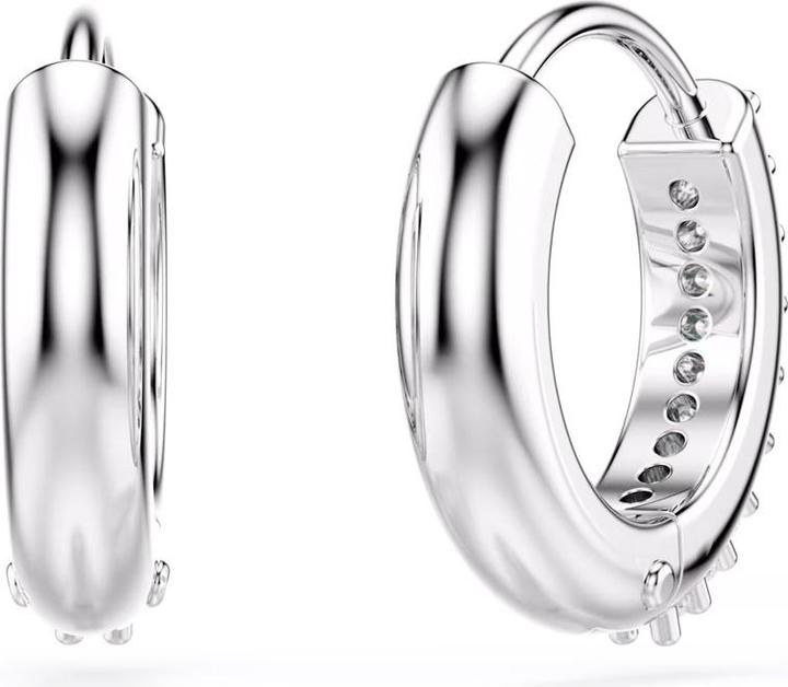 Produktbild Swarovski Matrix Kreolen Rundschliff Weiss (Swarovski Metall)