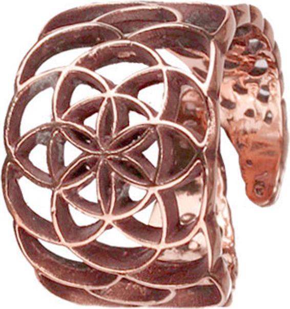 Produktbild Star Piercing Ring rosegold Blume des Lebens (57)