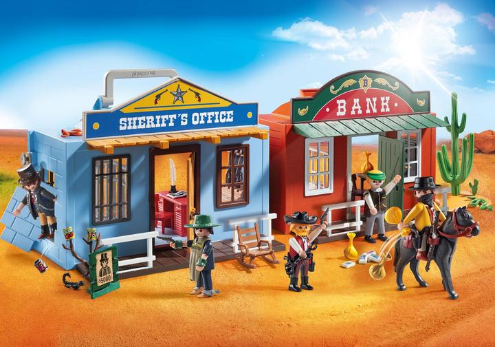 Actual product image Playmobil Driving Western City (70012)