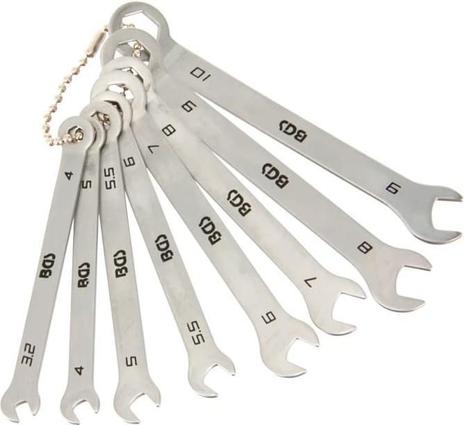 Produktbild BGS Maul-Ringschlüssel-Satz Mini-Ausführung SW 4 - 10 mm 8-tlg. (10 mm)