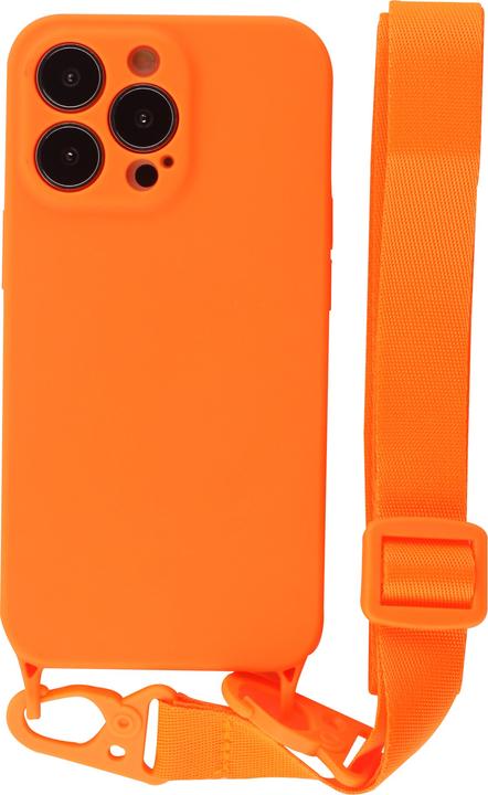 Actual product image PhoneLook Coque Silicone avec lanière et crochet (Apple iPhone 13 Pro Max)