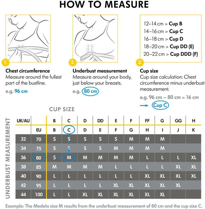 Image du produit Medela Soutien-gorge de grossesse et d'allaitement Keep Cool (S)