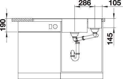 Immagine prodotto Blanco Axia III 6 S-F (99 cm, 50 cm)