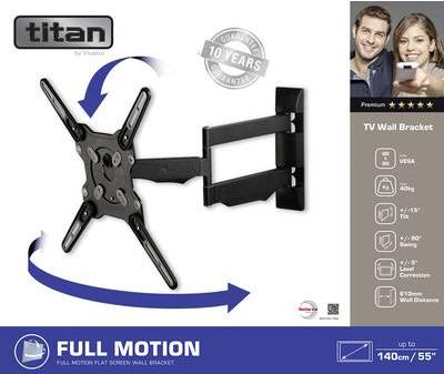 Produktbild Vivanco BFMO 8140 TV-Wandhalterung 101,6 cm (40" 139,7 cm (55" (Wand, 55", 40 kg)