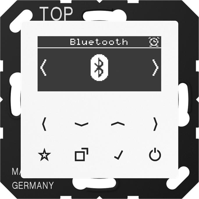 Actual product image JUNG Smart Radio DABABTWW DAB+ w. Bluetooth (DAB+, VHF, Bluetooth)