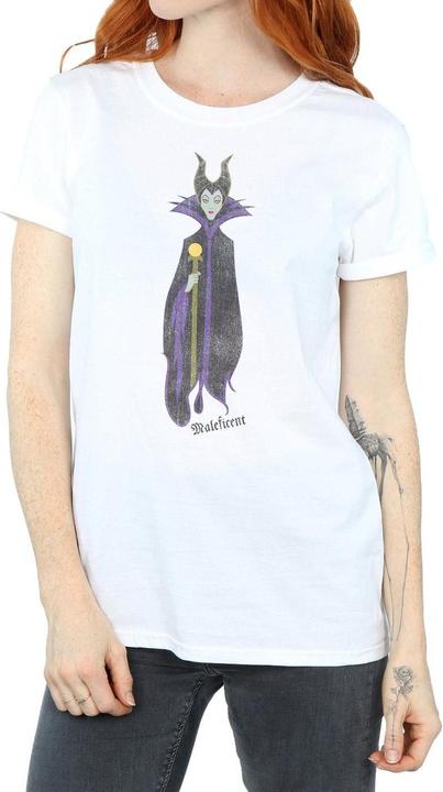 Disney Interactive Studios Womens/Ladies Classic Maleficent Cotton Boyfriend T-Shirt