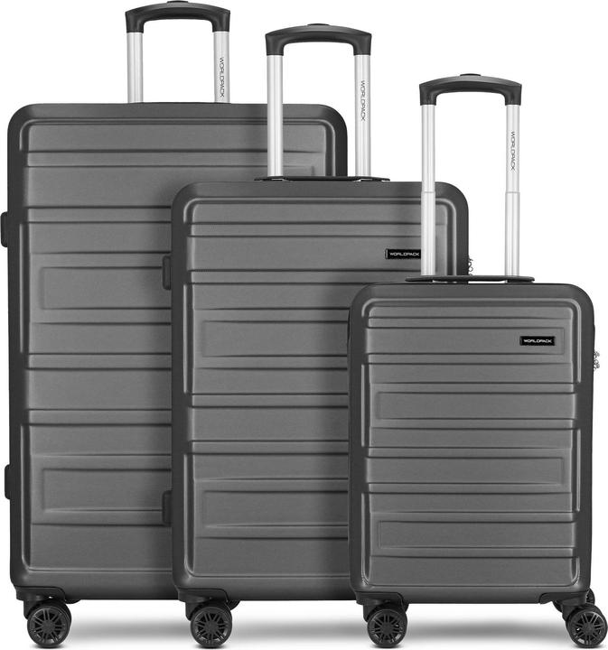 Produktbild Worldpack New York 2.0 4 Rollen Kofferset 3-teilig (197 l, XL (ab 115l))