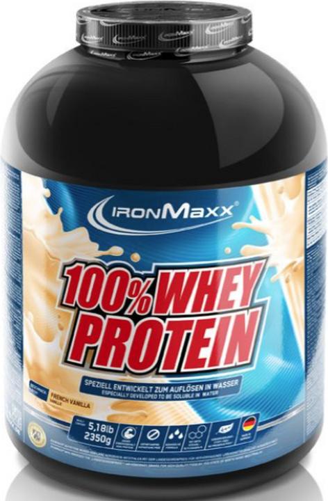 Actual product image IronMaxx 100% Whey Protein (2350g can) (French Vanilla Cream, 1 pcs., 2350 g)