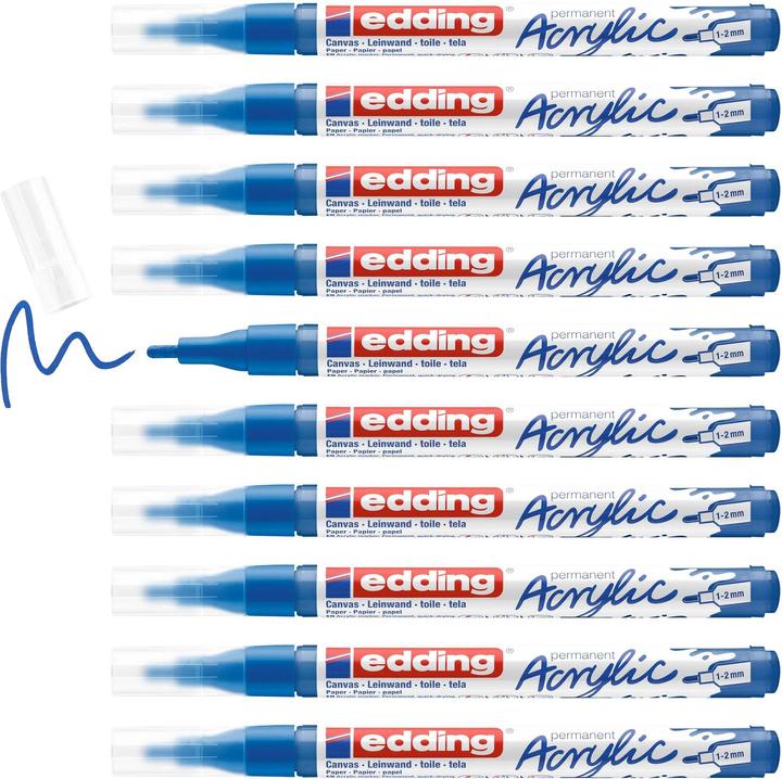 Actual product image Edding Acrylic marker 5300 Fine (Gentian blue, 2 mm, 1 x)