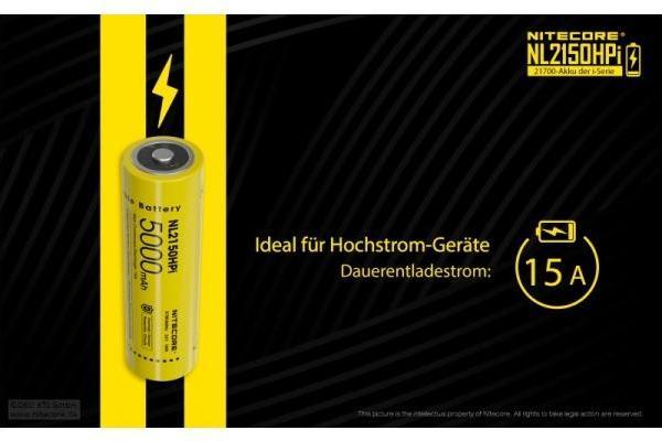 Actual product image Nitecore NL2150HPi