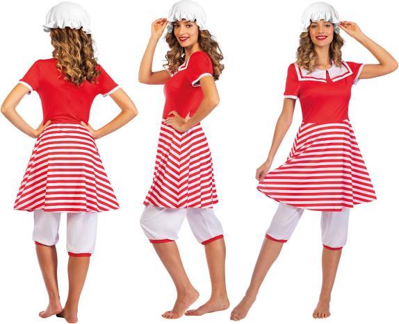 Actual product image Amscan Adult costume 20s swimming costume size M (M)
