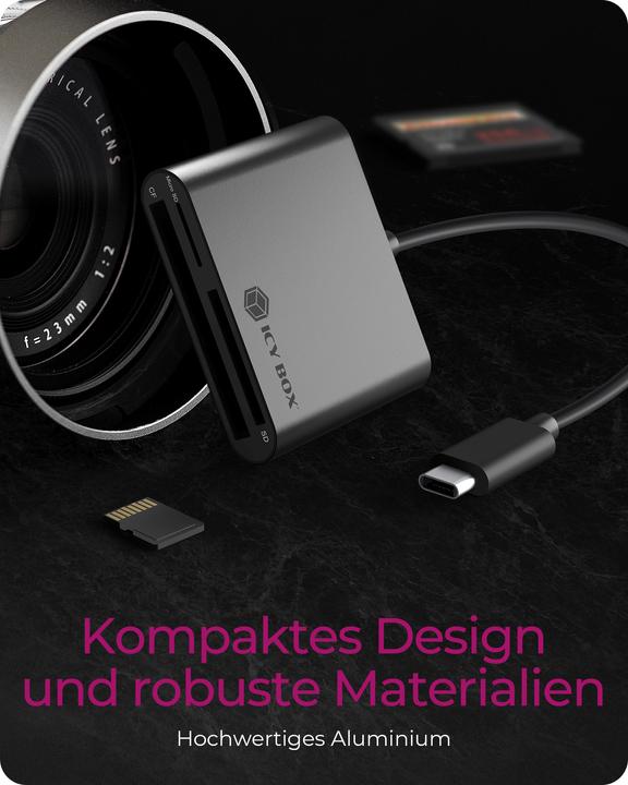 Immagine prodotto Icy Box IB-CR301-C3 (USB-C)