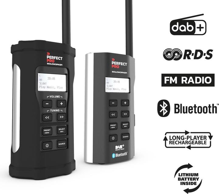 Productafbeelding PerfectPro Soloworker (DAB+, VHF, Bluetooth)