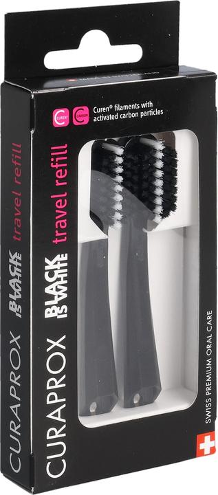 Produktbild Curaprox Black is white travel refill (Weich, 2 x)