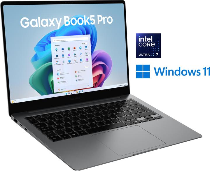 Produktbild Samsung Galaxy Book5 Pro (14", Intel Core Ultra 7 258V, 32 GB, 512 GB, DE)