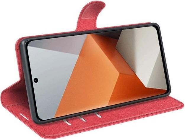 Actual product image MU Classic Litchi Leather Bookcover Series (Xiaomi Redmi Note 13 Pro+)
