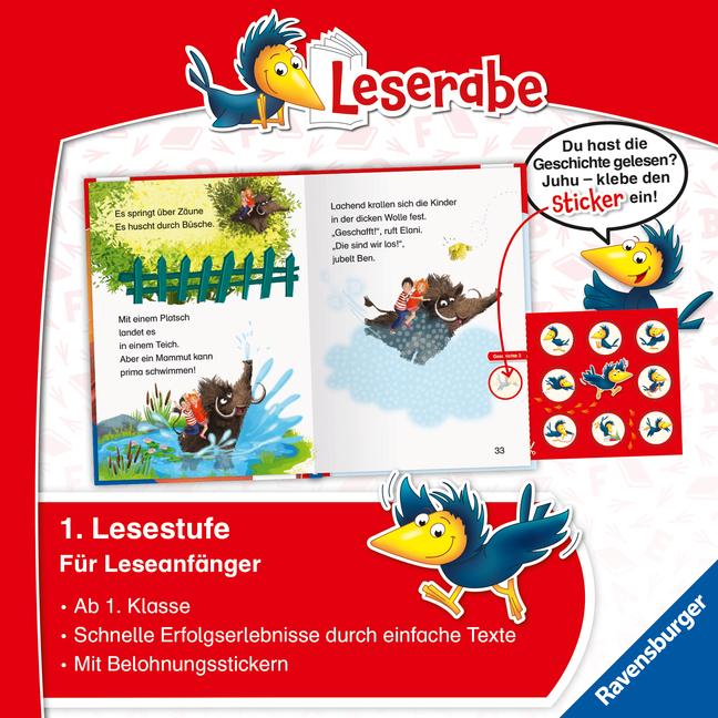 Produktbild Ravensburger Leserabe - 1. Lesestufe: Ein Mammut unterm Bett (Deutsch, Judith Allert, 2023)