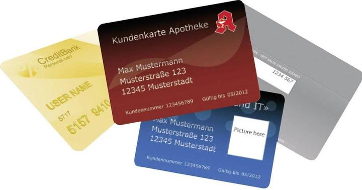 Image du produit Zebra Cartes en plastique imprimables avec bande magnétique HiCo, jeu de 500 cartes
