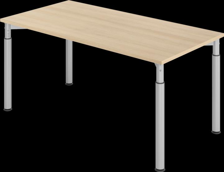 Actual product image MC MyTable Y Desk with Silver Frame (1600 x 800 x 680 mm)