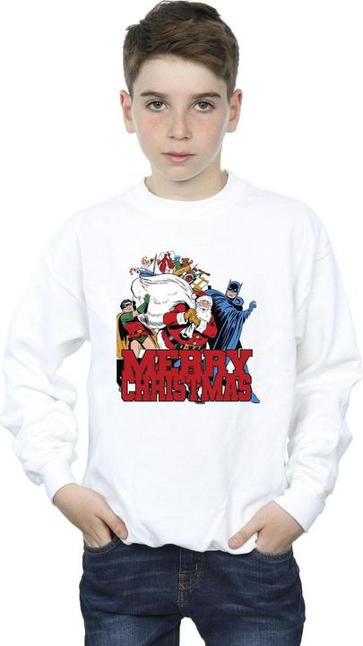 Actual product image Boys Batman Merry Christmas Comic Sweatshirt (140, 146)