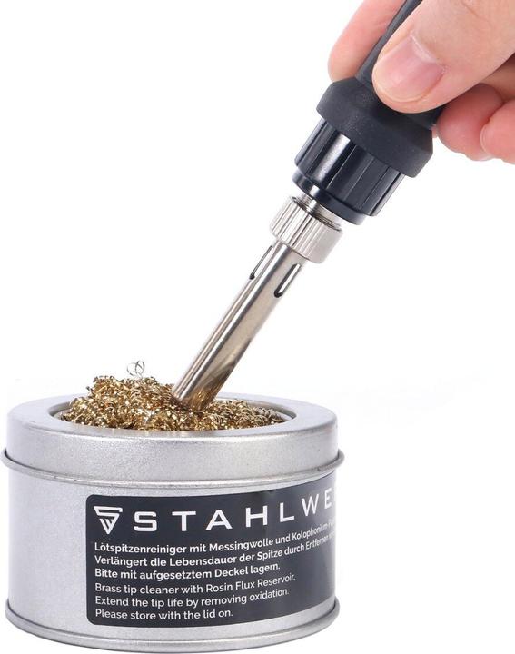 Produktbild Stahlwerk Lötkolbenspitzen-Reiniger 20 g zur effektiven Reinigung des Lötkolbens (Lötkolben)