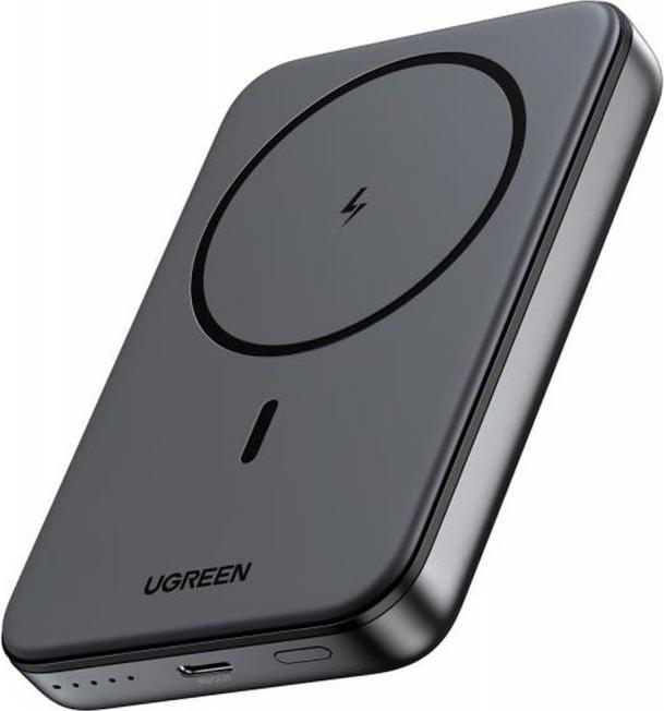 Immagine prodotto Ugreen 10000mah Magnetic Wireless Power Bank Space Grey Powerbank - Gr - 10000 mAh (10000 mAh, 20 W, 20 Wh)