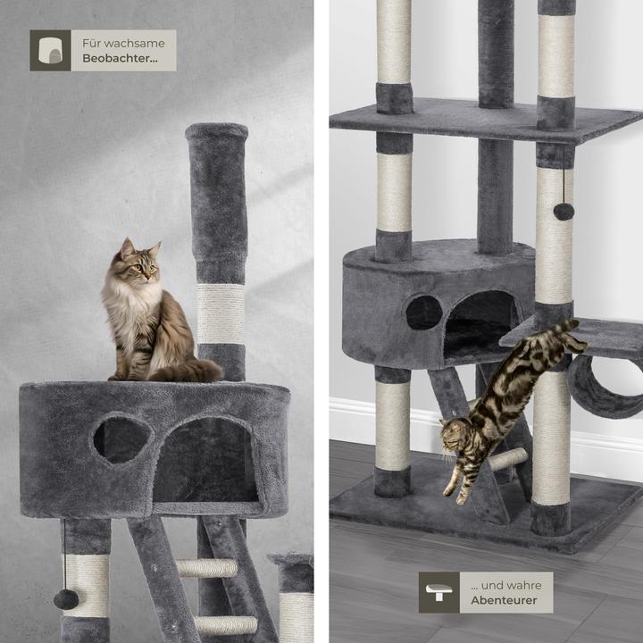 Image du produit tectake Hansi (260 cm, Gris, Blanc)