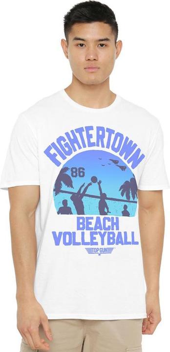 Actual product image Top Gun Mens Volleyball In Jeans T-Shirt (3XL)