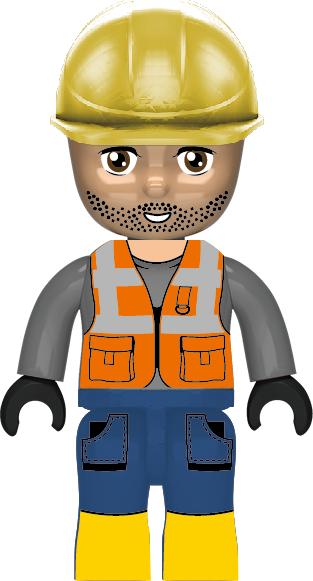 Image du produit Kiddicraft KIDDIZ Pack de figurines de l'équipe de construction