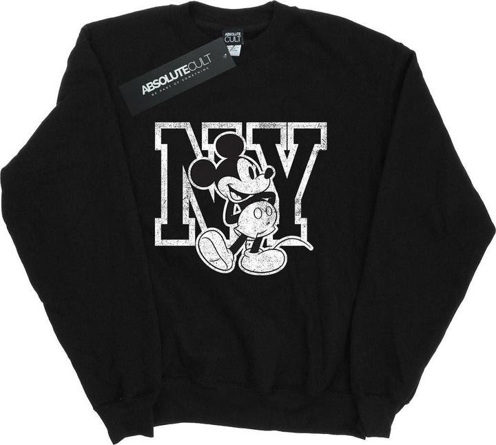Actual product image Disney Mens Mickey Mouse NY Kicking Sweatshirt (XL)
