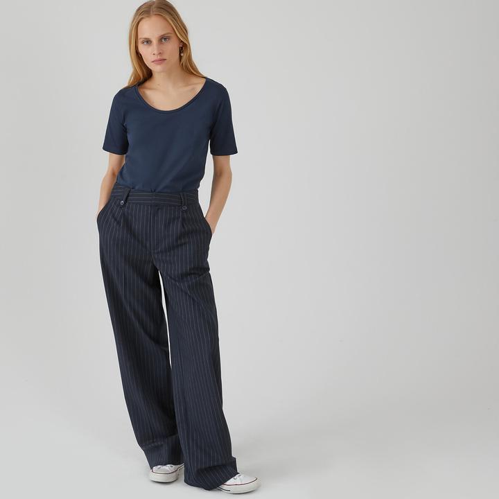 Produktbild La Redoute Collections T-Shirt mit rundem Ausschnitt (S)