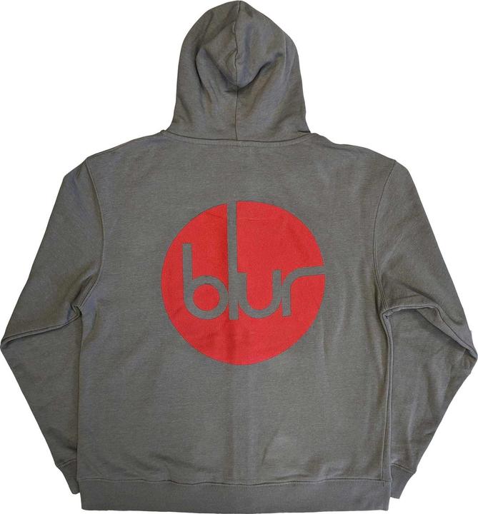 Image du produit Blur Sweat à capuche avec fermeture éclair sur toute la longueur (M)