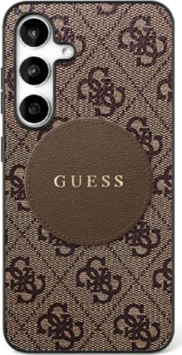 Produktbild Guess Etui 4G Round Patch Classic Logo MagSafe do Samsung Galaxy S25 Plus brÄ zowy (Samsung Galaxy S25+)