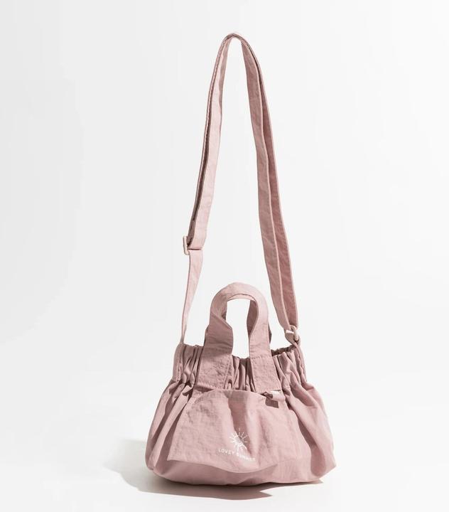 Only-Bags.Store Nylon couleur solide Sac à bandoulière Simple petit sac à main Hobo Stylish Nylon léger Tote