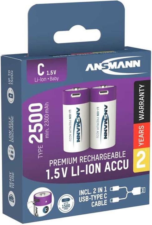 Produktbild Ansmann Baby C (2 Stk., C, 2300 mAh)