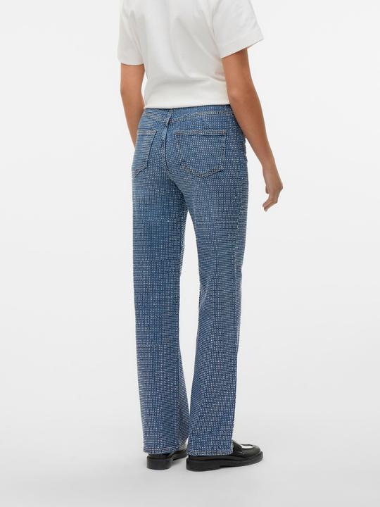 Image du produit Vero Moda VMTESSA Hohe Taille Weiter Beinschnitt Jeans Weit geschnitten (W28/L32)