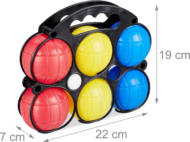 Produktbild Relaxdays Boccia (6 x, 70 mm)