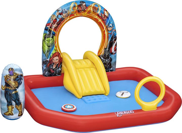 Actual product image Bestway Marvel's Avengers Assemble Kids Inflatable Water Play Center