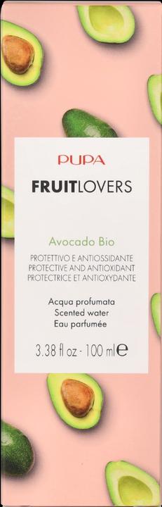 Actual product image Pupa Milano Fruit Lovers Scented Water 001 Avocado 100ml (Eau de cologne, 100 ml)