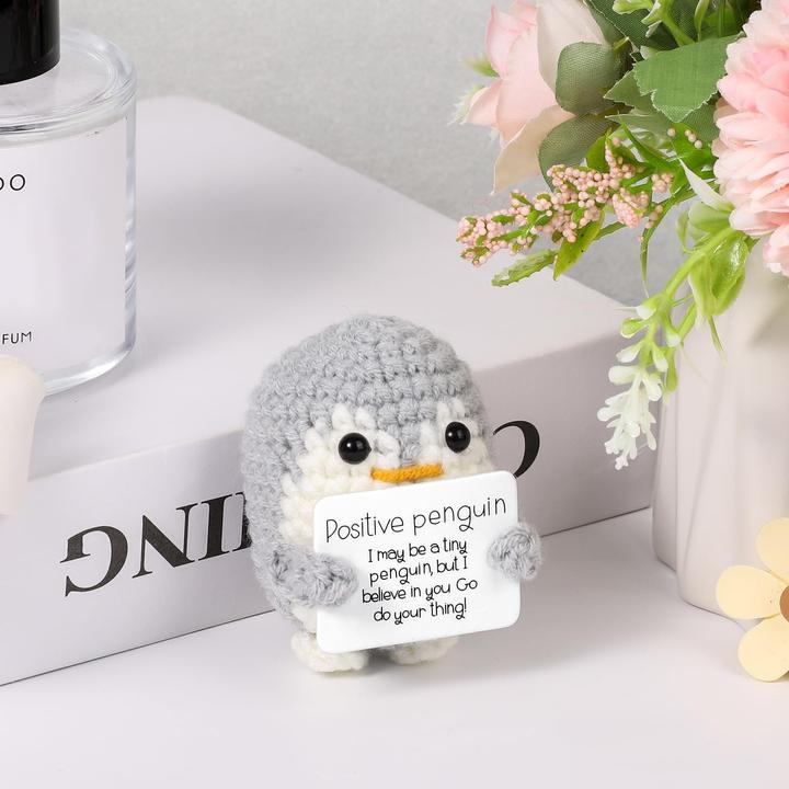 Actual product image I Am Creative Positive Penguin (4.50 cm)