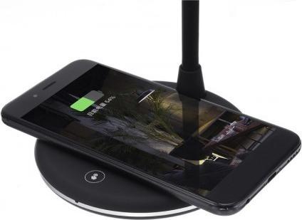 Produktbild PhoneLook 3-in-1-Nachttischlampe mit Lautsprecher, kabelloser Aufladung Wireless Charging