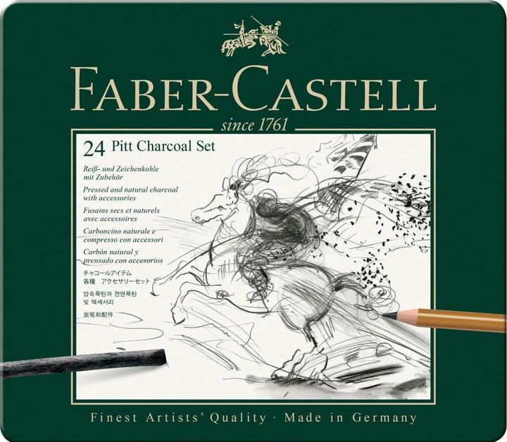 Actual product image Faber-Castell PITT coal set (24 x)