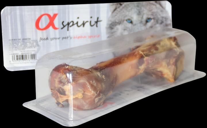 Produktbild Alpha Spirit Serrano Schinken Knochen ganz (Senior, Adult, Junior, 1 Stk., 275 g)