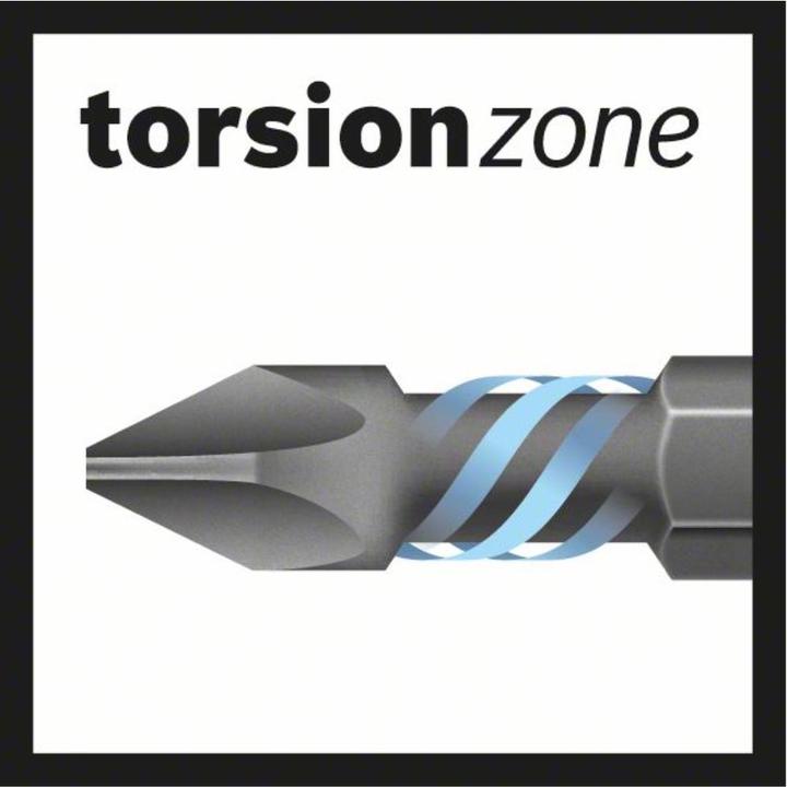 Produktbild Bosch Professional Zubehör PRO Impact Schrauberbit mit Doppelklingen und Pick and Click-Einsätzen, PZ2, 65 mm, 8-tlg. (PZ2)