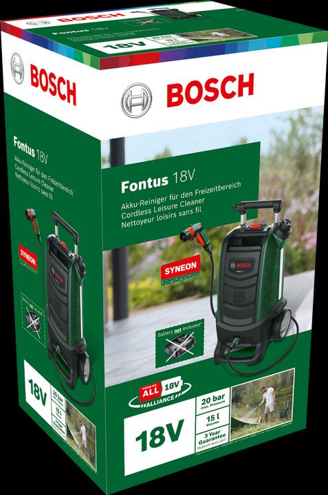 Productafbeelding Bosch Home & Garden Fontus GEN II BT (Oplaadbare batterij)