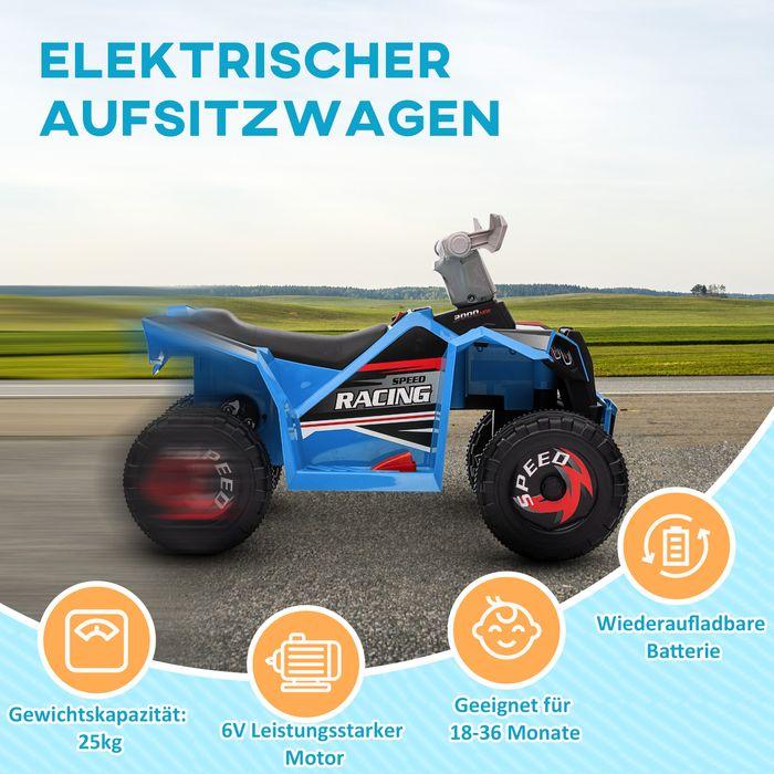 Actual product image Swisshandel24 Electric children's quad bike, electric quad bike, forward, reverse function, 6V, 1.5-3 years, 2.5 (6 V)