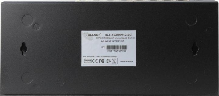Image du produit Allnet Commutateur non géré 8 ports 2.5GBit - 8x LAN - sans ventilateur - "ALL-SG8008-2.5G (8 Ports)