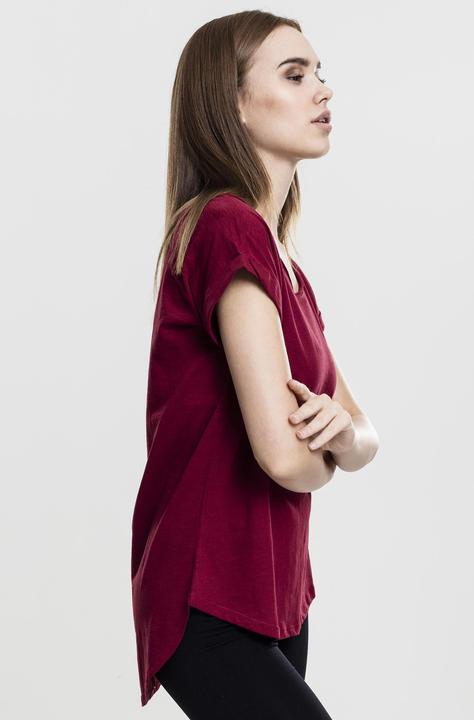 Image du produit Urban Classics Ladies Long Back Shaped Slub Tee (S)
