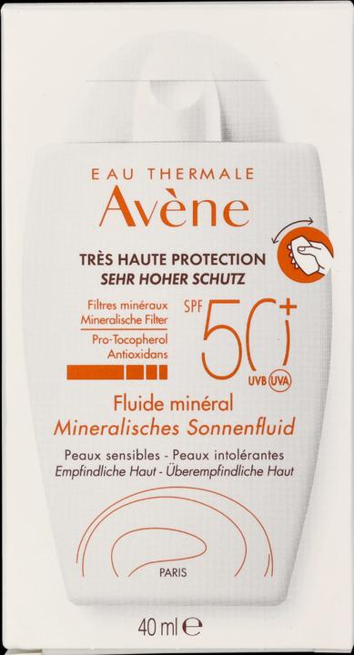 Produktbild Avène Sonnenfluid mineralisch SPF50+ (Sonnencreme, SPF 50+, 40 ml, 71 g)